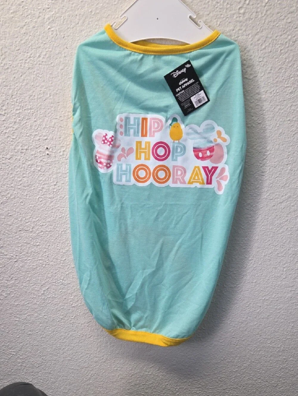 Disney Mint and Yellow 'Hip Hop Hooray' Pet Tee